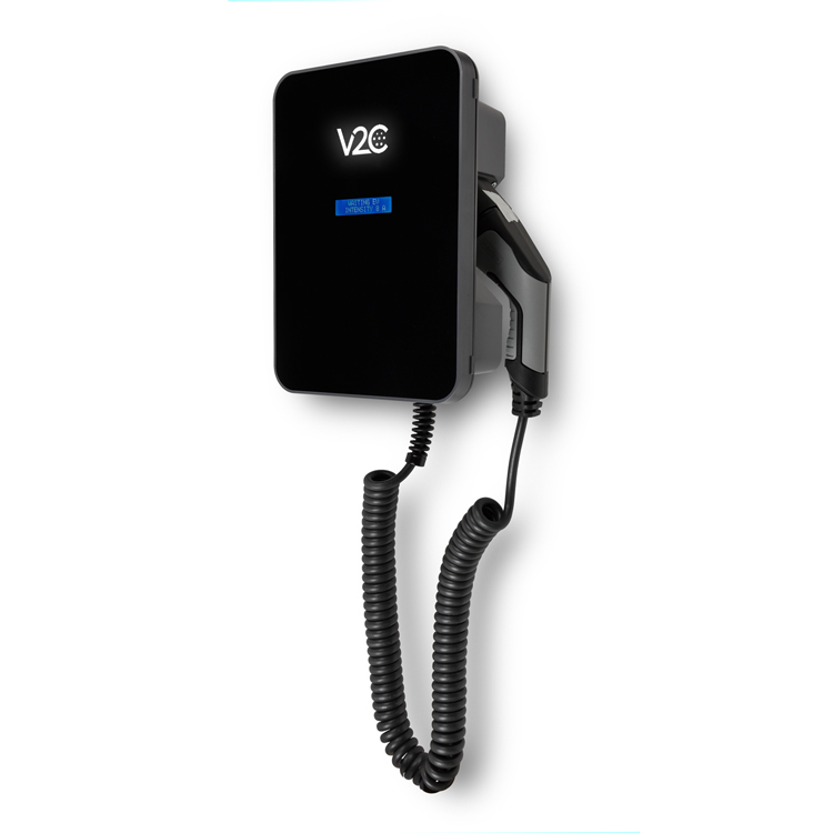 V2C Trydan con conector y manguera en espiral
